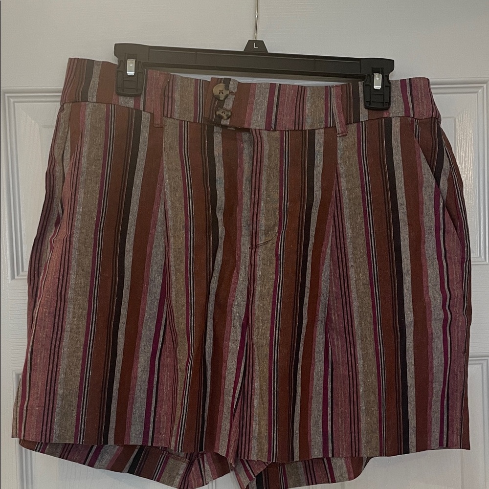 Maurices Multicolor Striped Women's Shorts